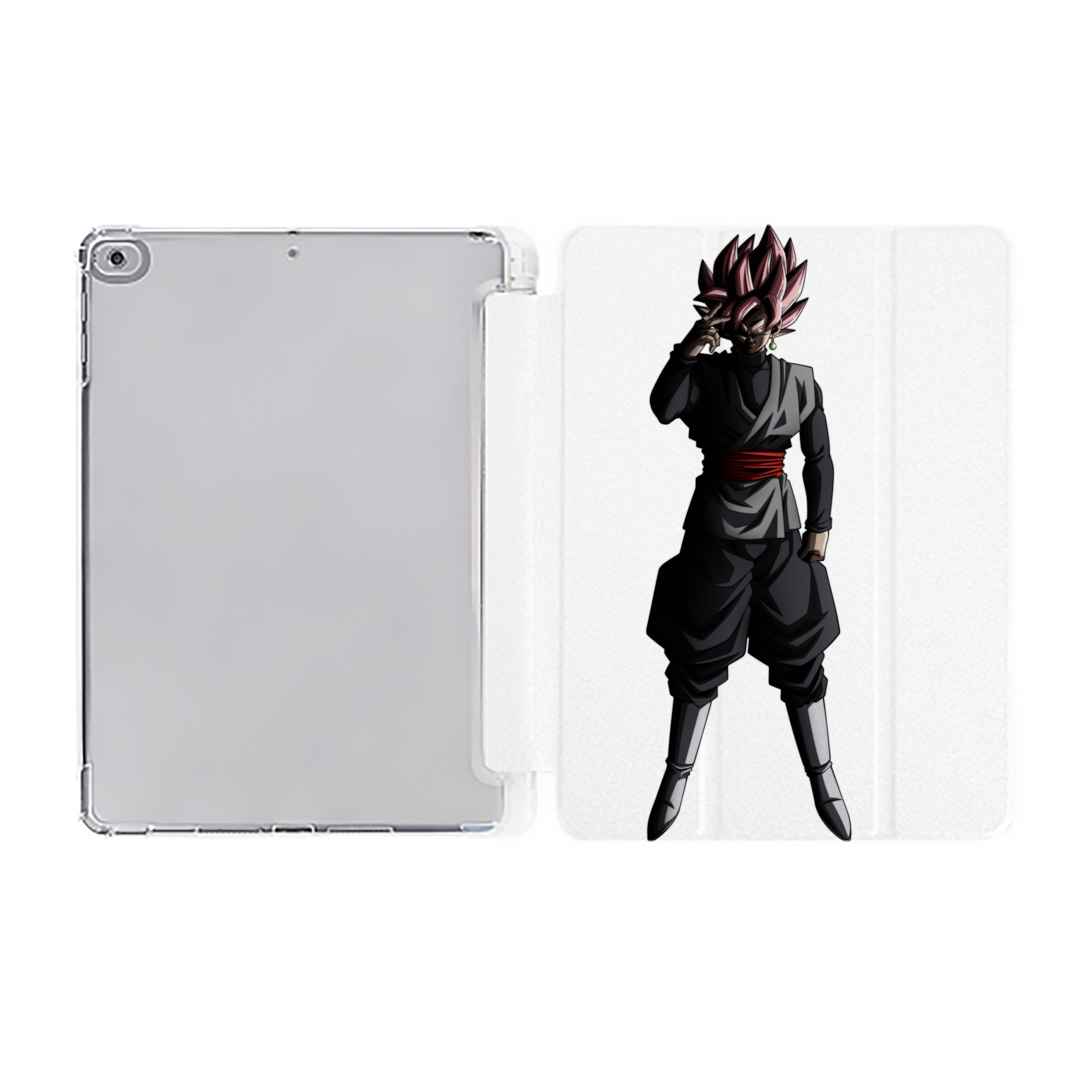 （画像用） ドラゴンボール ベジット DRAGON BALL Vegetto IPad ケース ペン収納付き 三つ折りスタンド PUレザー×シリコン 対応機種9.5/10.5/10.9インチ